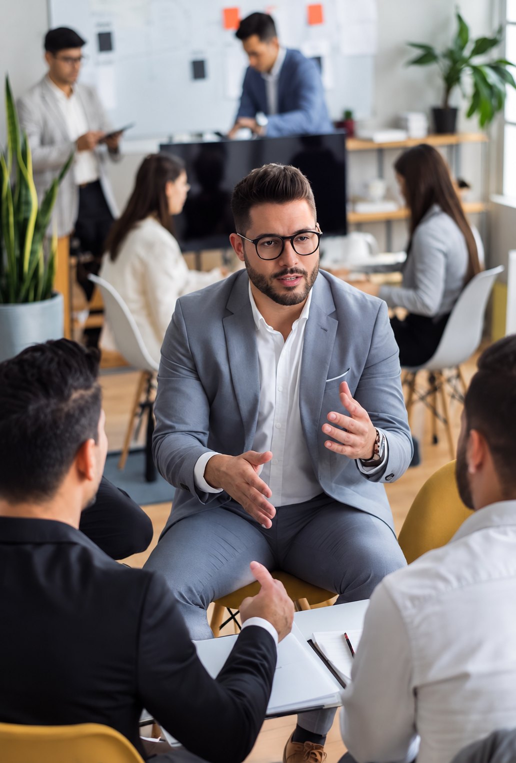 Sesión de coaching en grupo